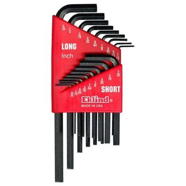 Eklind 18PC Comb HexL Key Set 10018